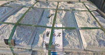 锦州芝麻白蘑菇石，自然面