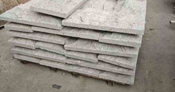 锦州芝麻白蘑菇石，自然面