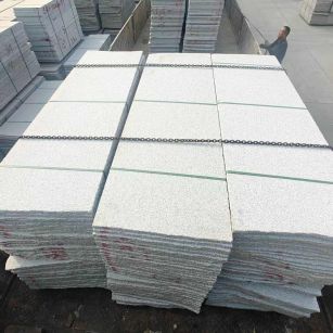 锦州芝麻白毛板，石材毛板