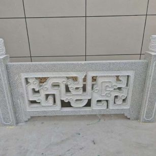 锦州芝麻白河道栏杆 桥栏杆