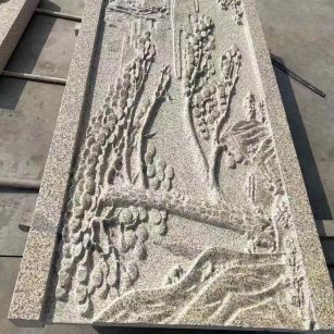 锦州黄金麻别墅雕刻版 别墅私人定制