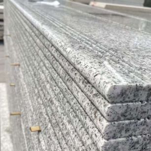 锦州芝麻白楼梯踏步 花岗岩楼梯板材