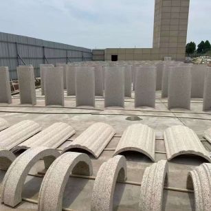 锦州黄金麻别墅柱皮 异形 线条定制