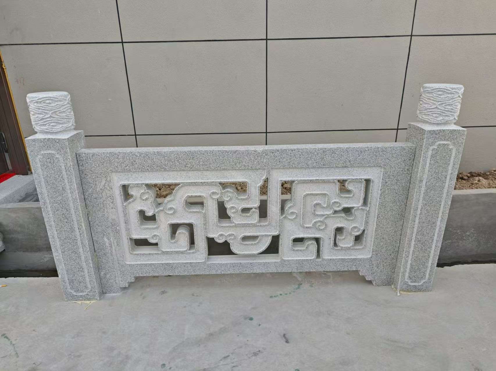 锦州芝麻白河道栏杆 桥栏杆